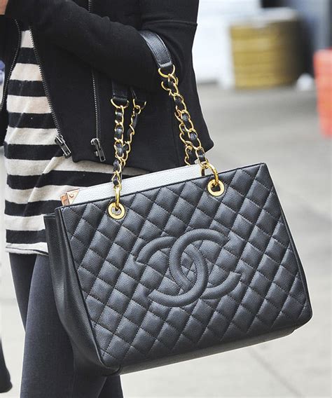 chanel gst color guide|Chanel grand shopping tote review.